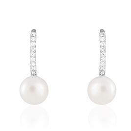 Honora argent sterling véritable 9 mm Blanc culture Perle Boucles d/'oreilles 802-00121-126